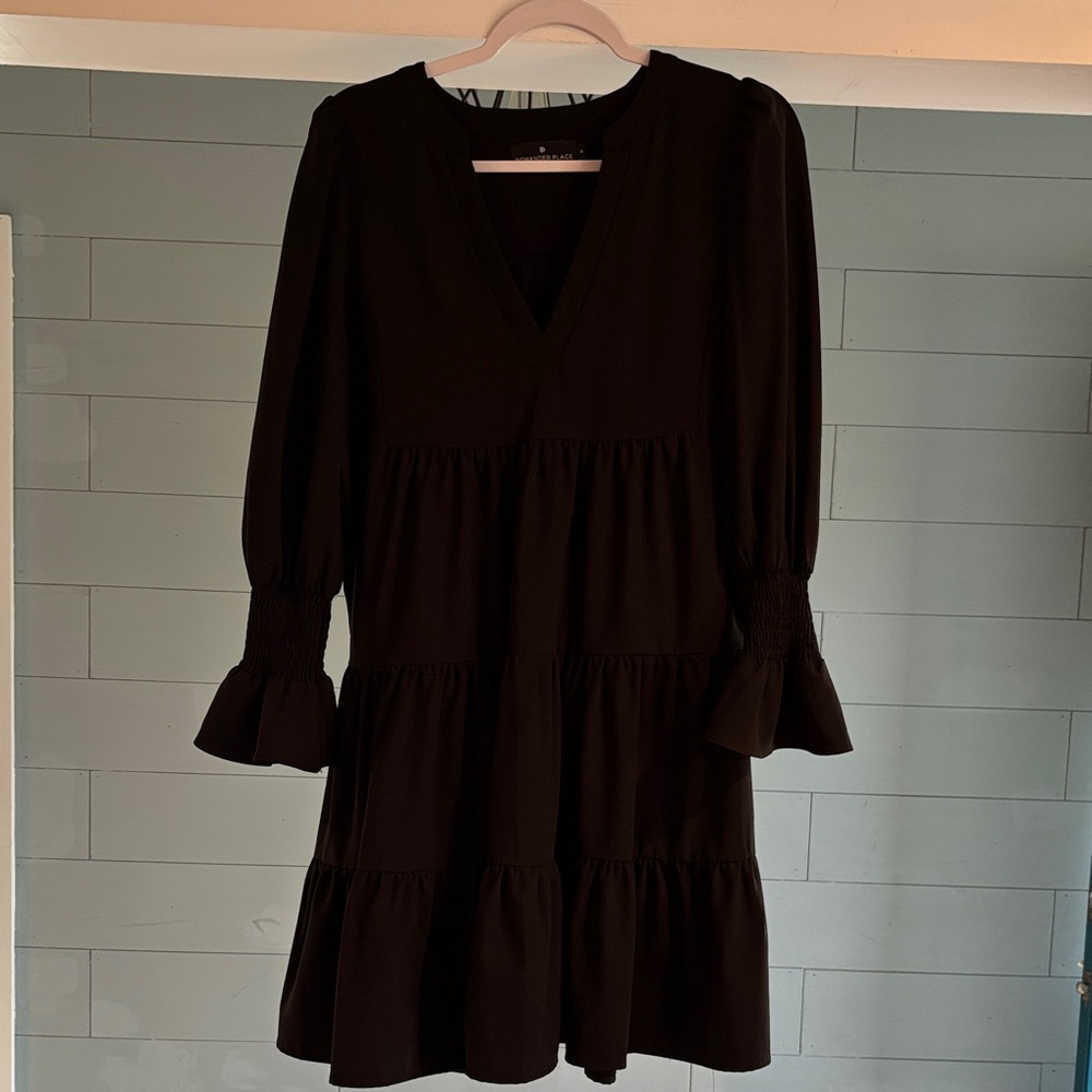 POMANDER PLACE
Black Crepe Kenzo‎ Dress